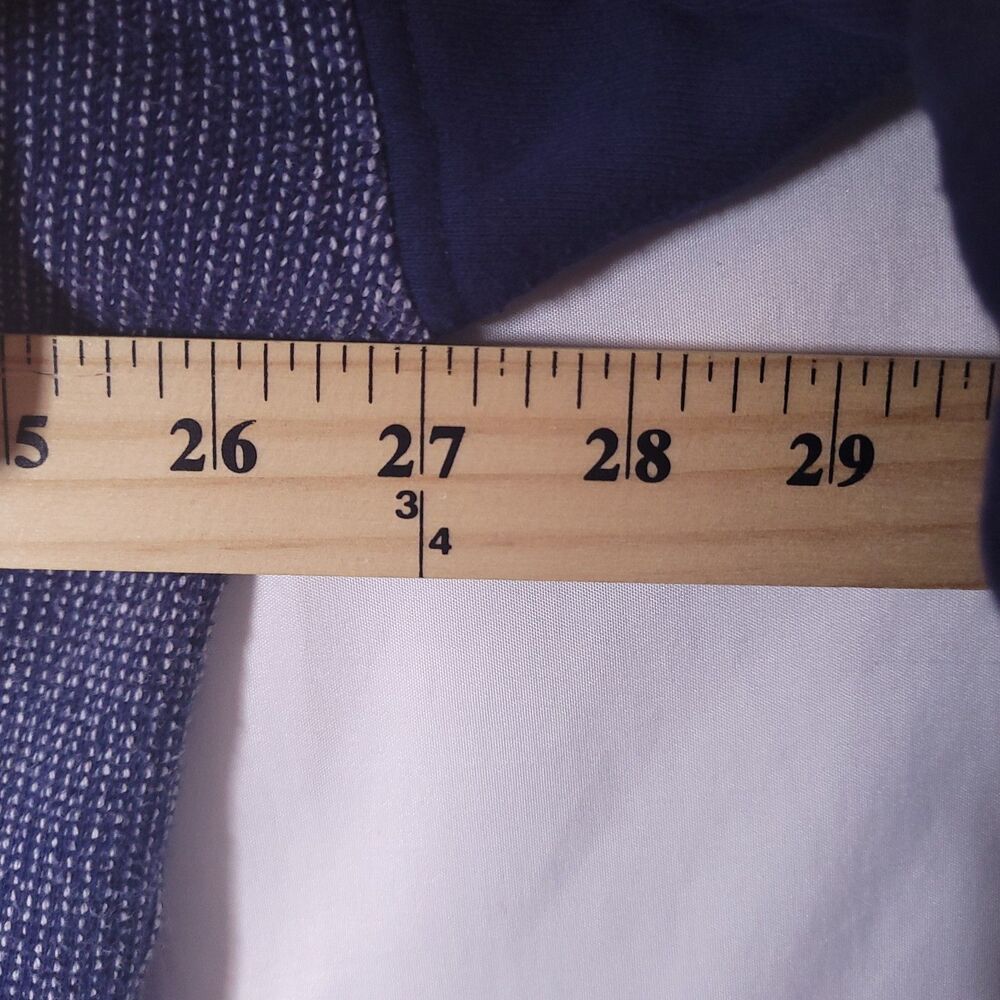 Vineyard Vines Sweater Womens XL Blue Knit Pullover 1/4 Zip - Picture 7 of 11